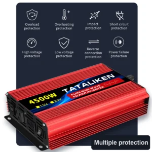 12V/24V / AC 110V 60HZ Pure Sine Wave Inverter
