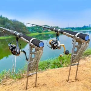 Automatic Spring Fishing Rod Holder