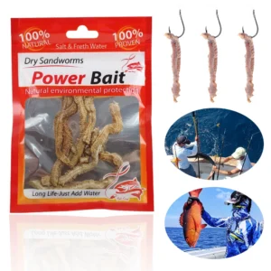 Dry Sandworms Fishing Lures